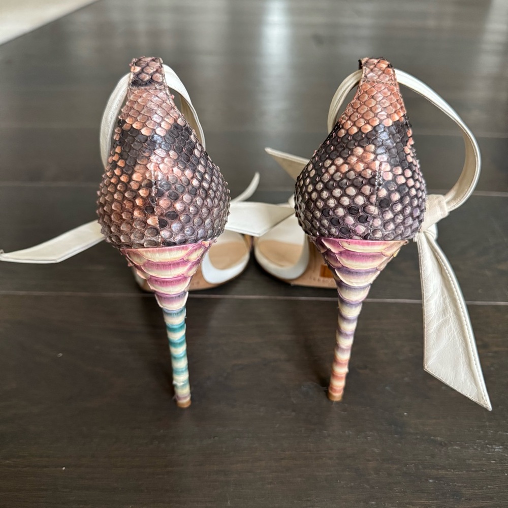 Alexandre Birman Cream Heels - Picture 5 of 6